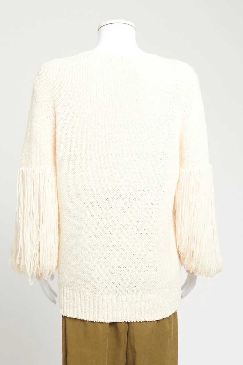 2009 Cruise Cream Silk Crochet Preowned Jumper