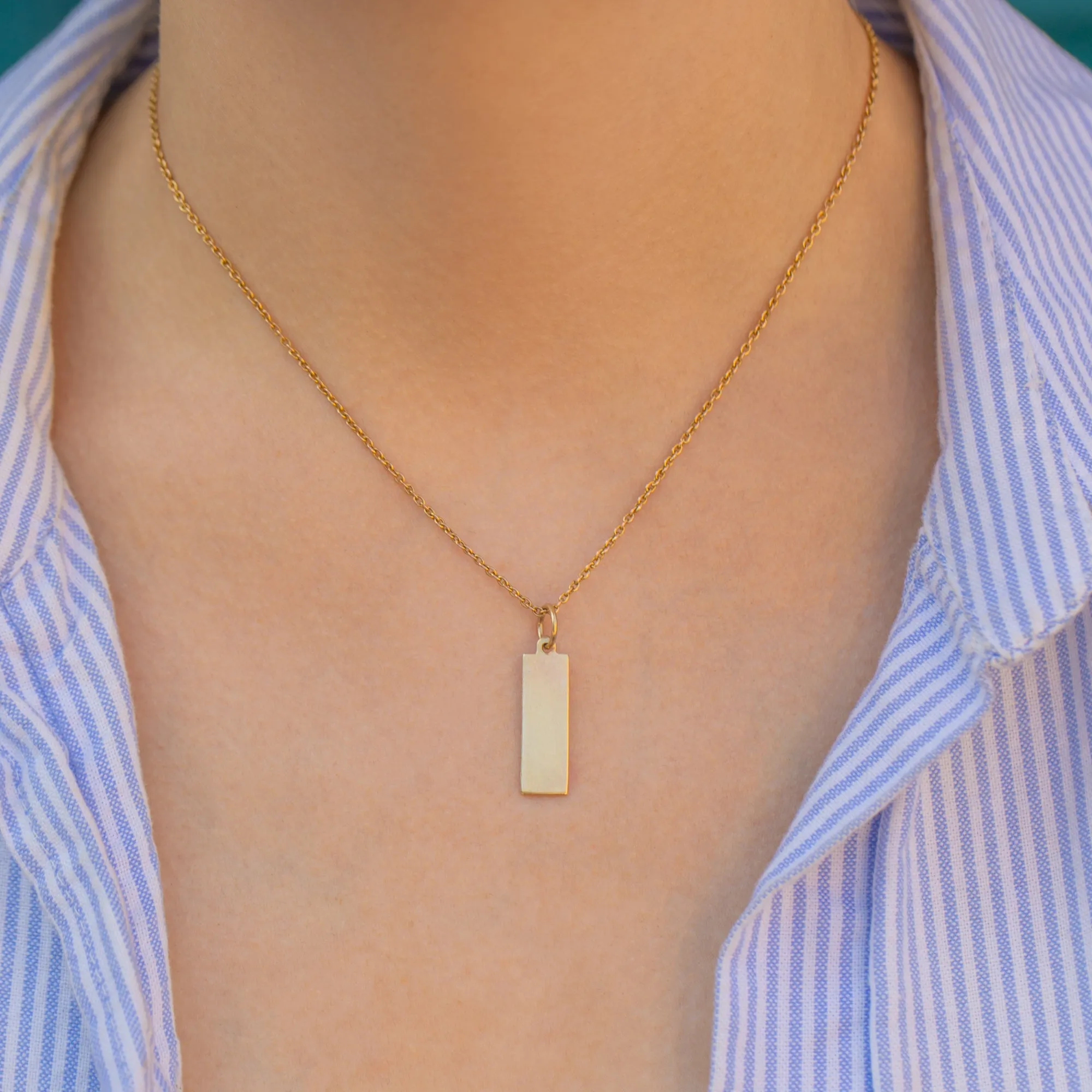 9ct Gold Ingot Pendant, c.1962