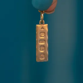 9ct Gold Ingot Pendant, c.1962