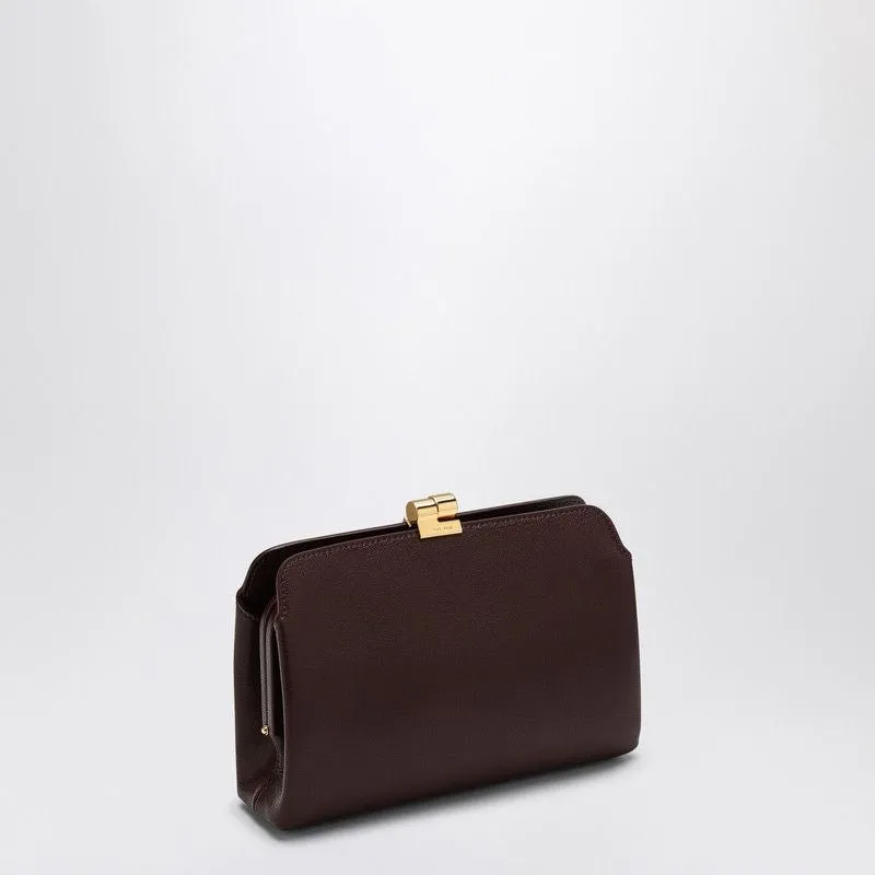 AMAZON BURGUNDY LEATHER CLUTCH BAG