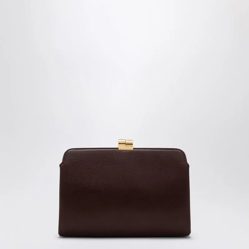 AMAZON BURGUNDY LEATHER CLUTCH BAG