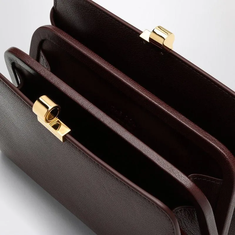 AMAZON BURGUNDY LEATHER CLUTCH BAG