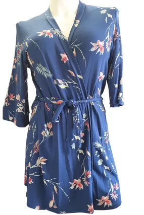 Arianne Robe Kyoko, Navy Print (8417)