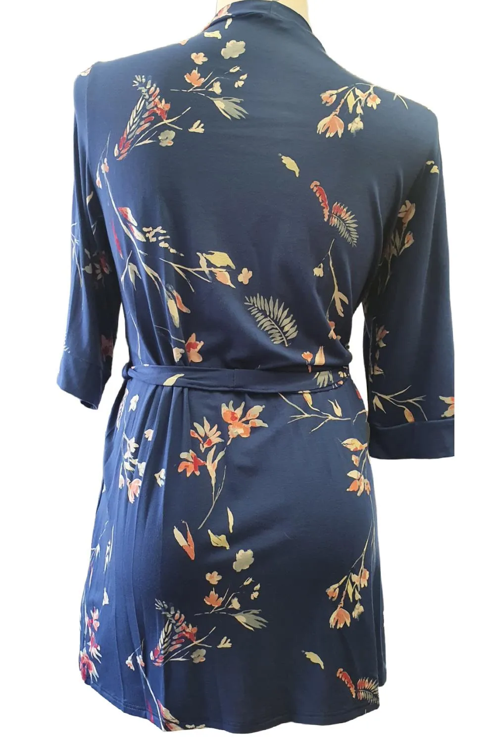 Arianne Robe Kyoko, Navy Print (8417)