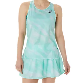 Asics Women Match Graphic Tank - Fresh Ice