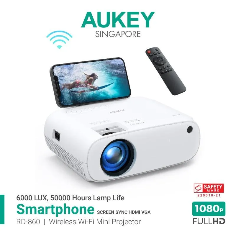 Aukey Wi-Fi Mini Projector