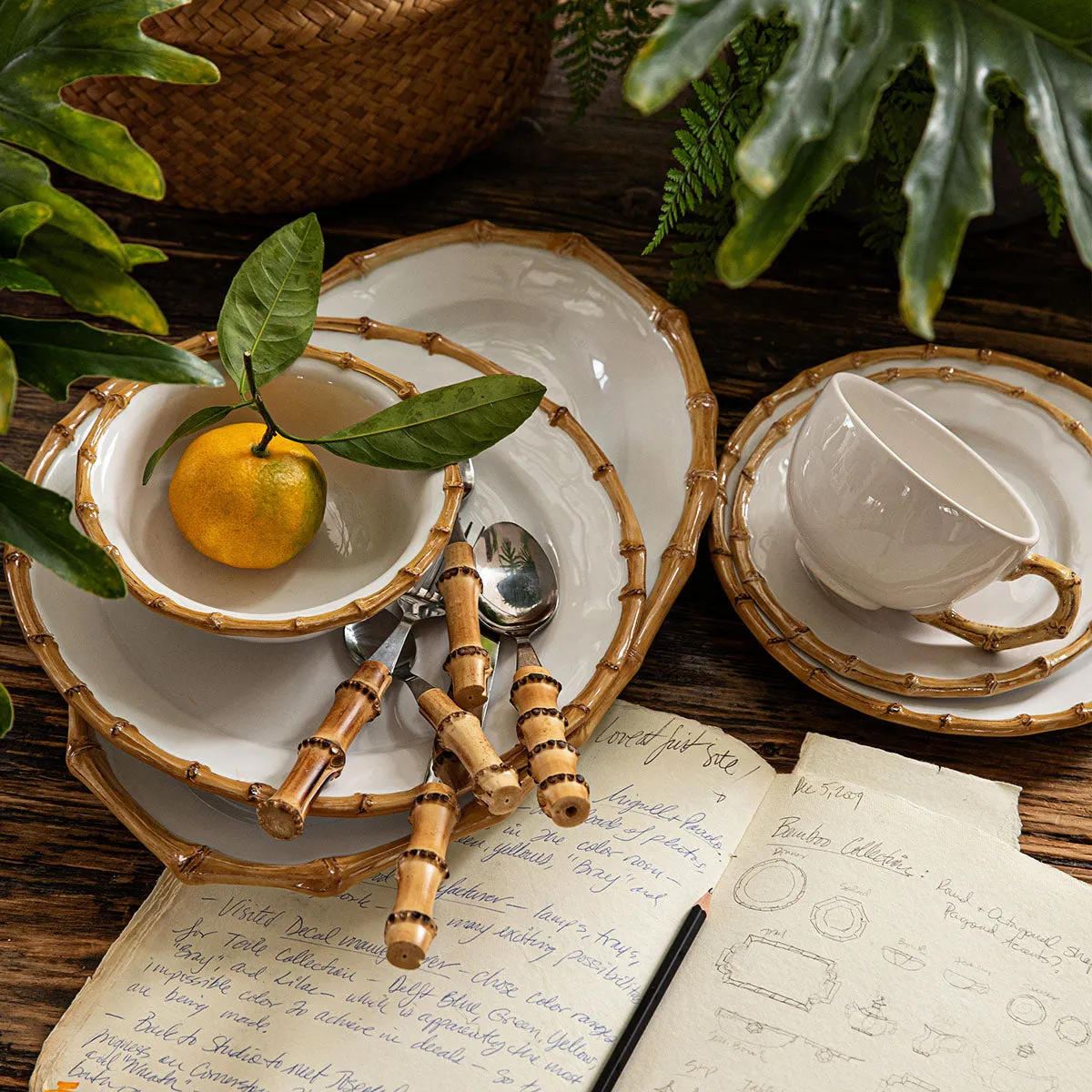 Bamboo Cereal/Ice Cream Bowl - Natural