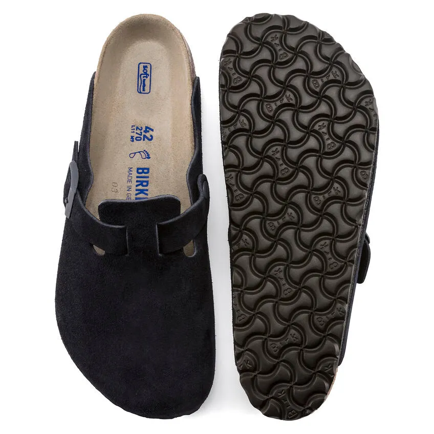 Birkenstock - Boston Soft Footbed Black