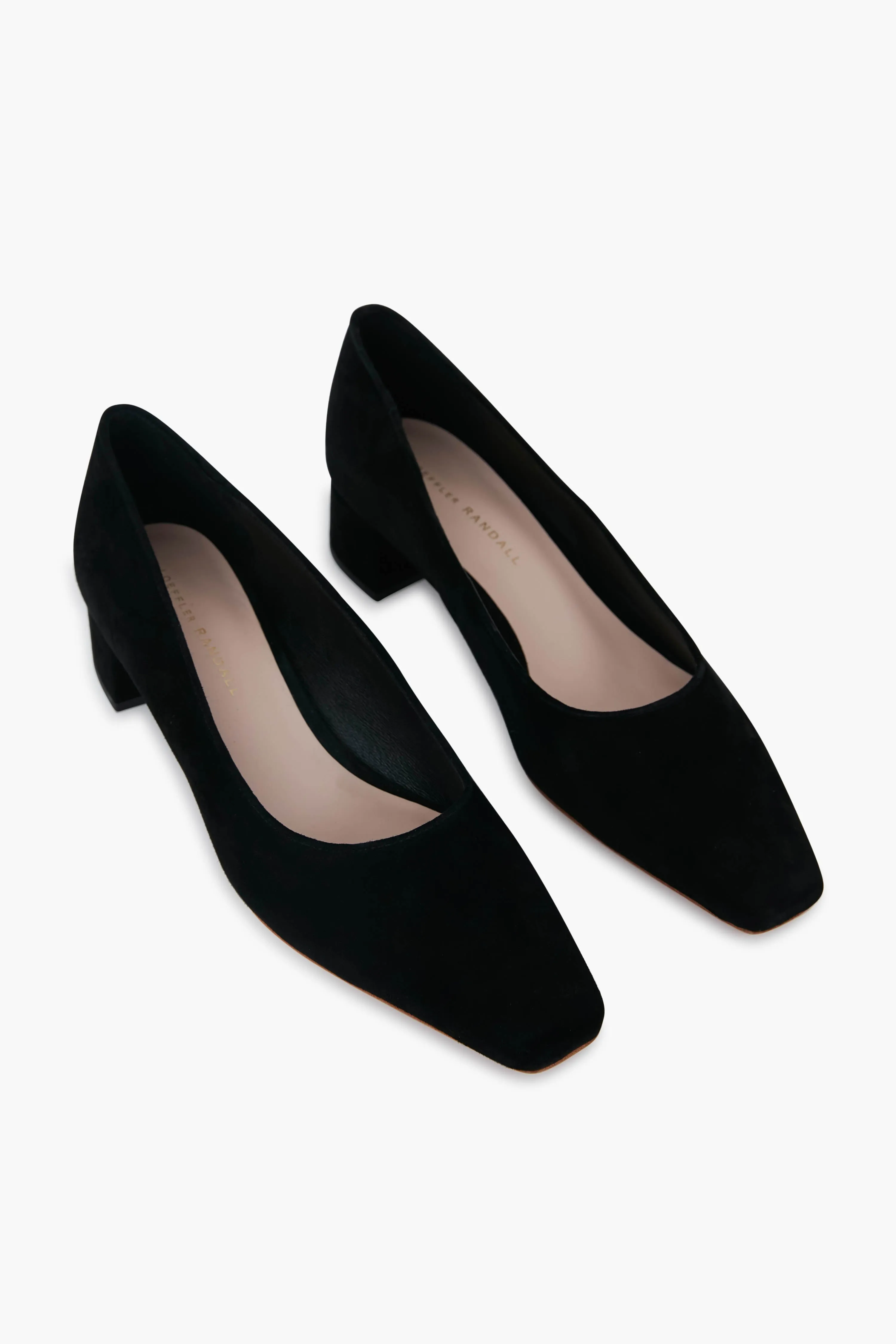 Black Suede Nerine Heels