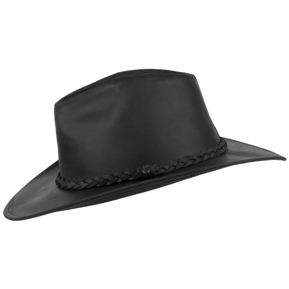 Buffalo Leather Cowboy Hat Black Wholesale Pack