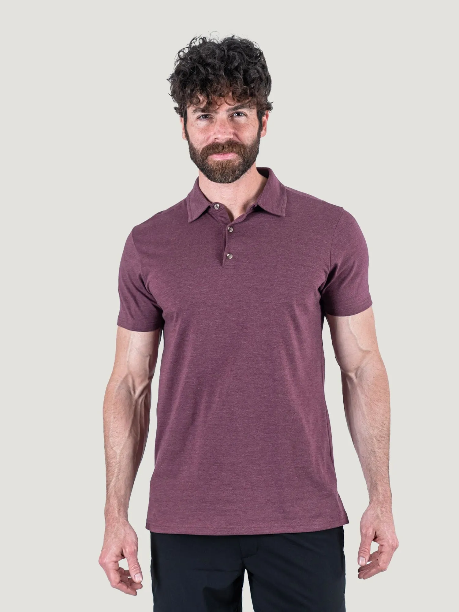 Burgundy Torrey Polo