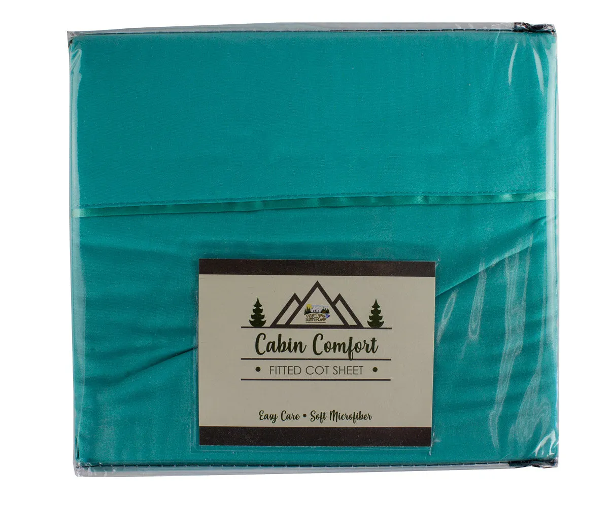 Cabin Comfort Camp Cot Fitted Sheet