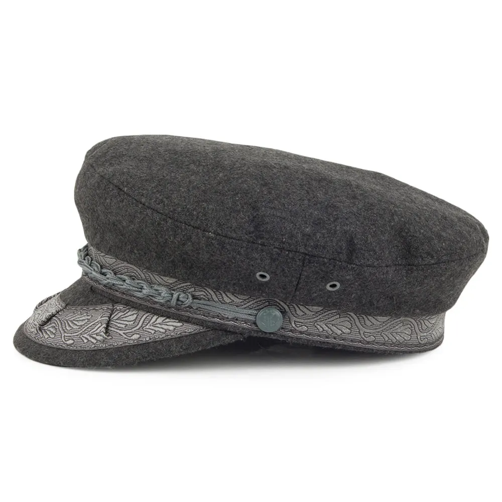 Classic Wool Greek Fisherman Cap - Grey