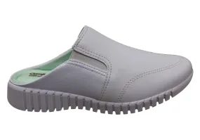 Comfortflex Tanya Womens Comfortable Closed Toe Open Back Mules