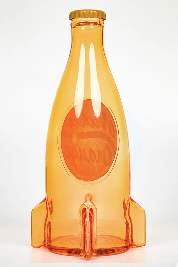 Fallout Nuka Cola Orange Glass Bottle & Cap