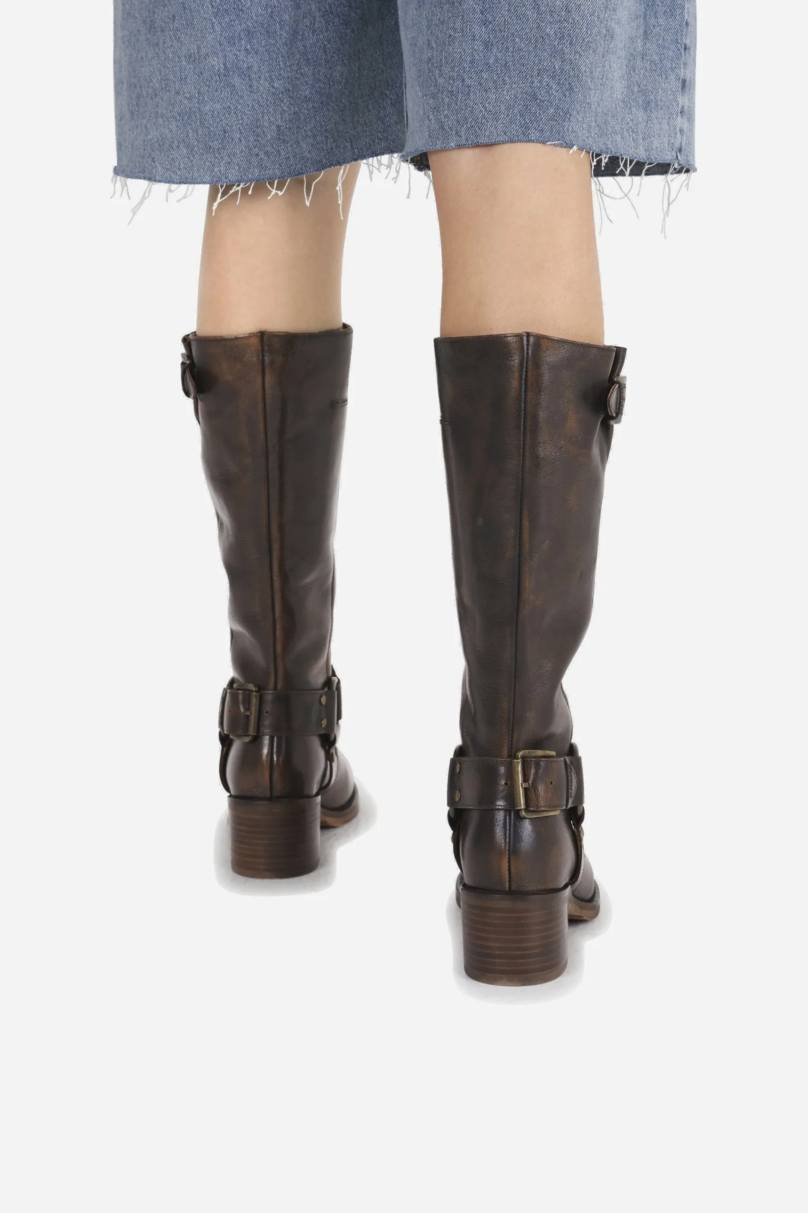 High Boot New-Camperos | chestnut