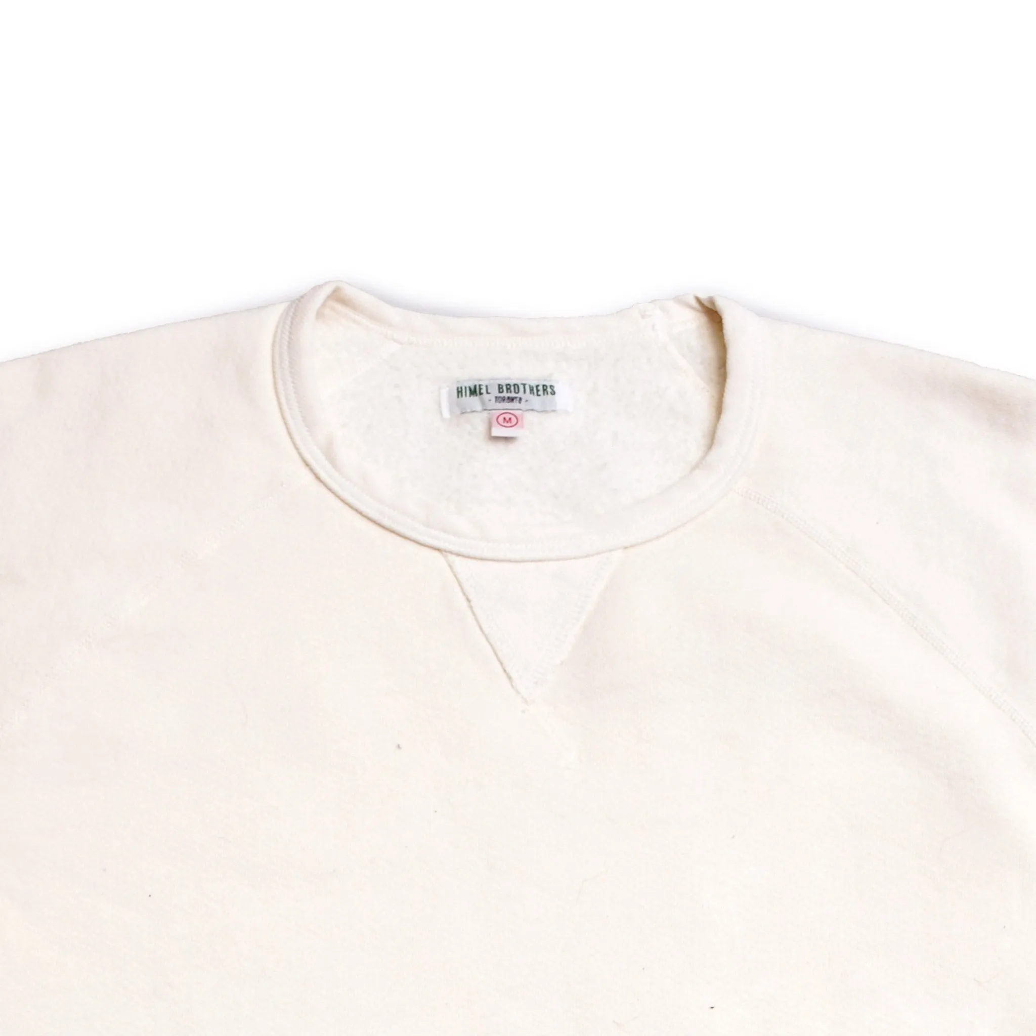 Himel Bros. White Crew Neck Fleece