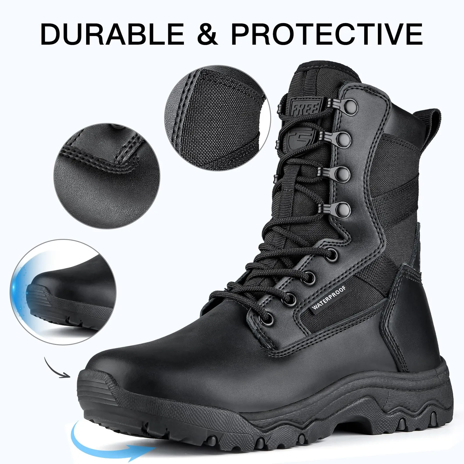 HOPPER 8 Women’s Military Waterproof Tactical Boots