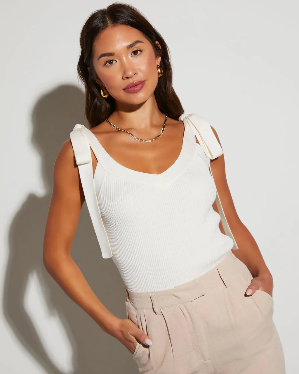 Ingrid Statement Shoulder Tank