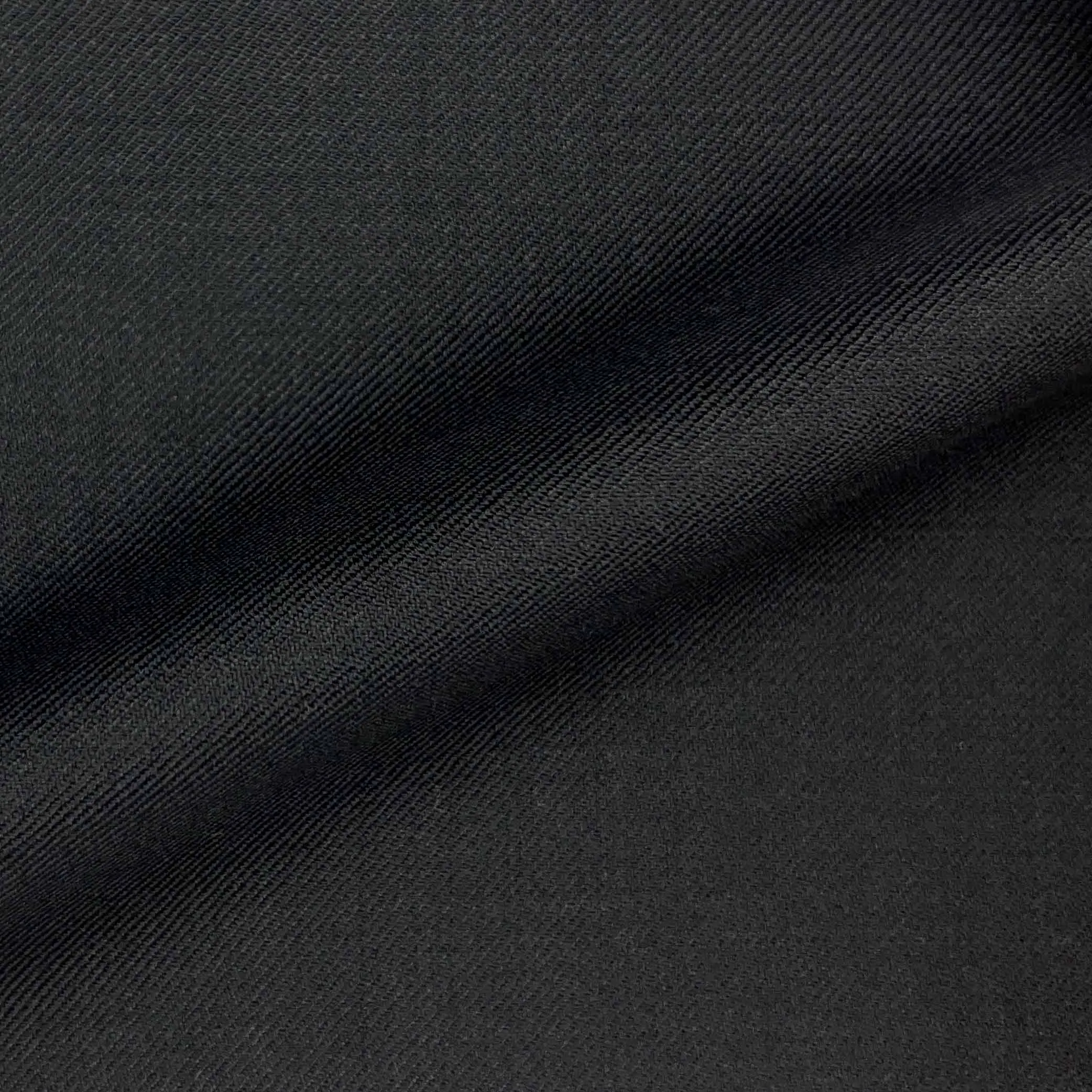 Jet Black Plain Weave With Comfort Stretch Formalwear