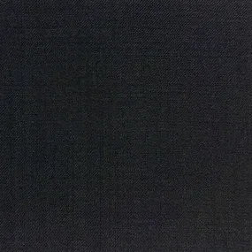 Jet Black Plain Weave With Comfort Stretch Formalwear