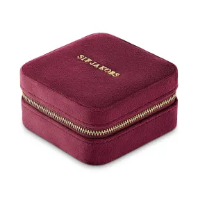 Jewellery Travel Box Piccolo Burgundy