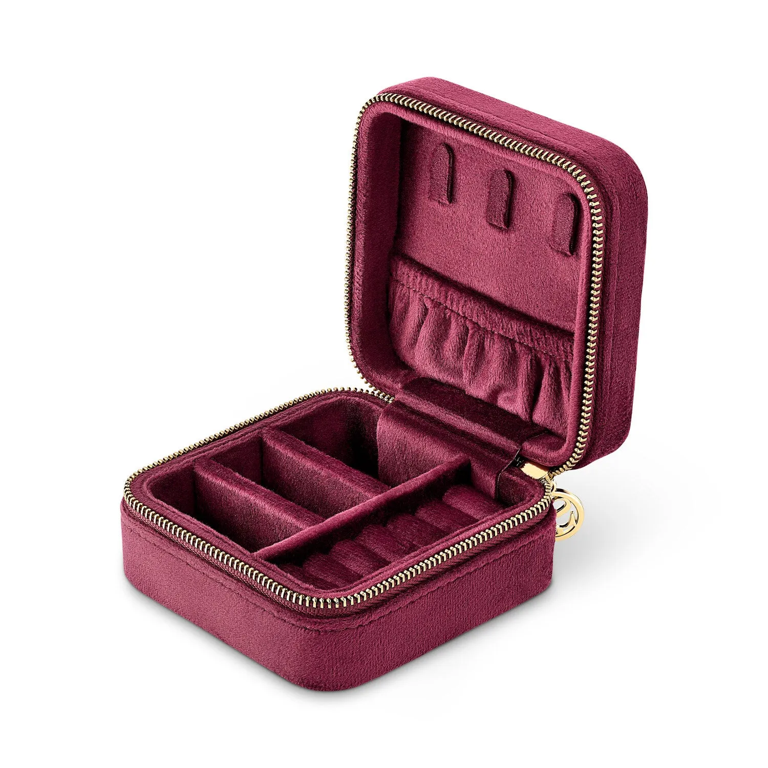 Jewellery Travel Box Piccolo Burgundy