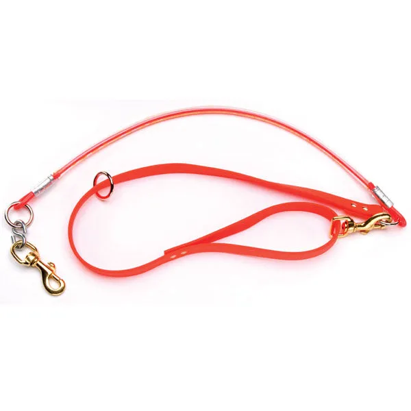 LCS Leather Feel Cable Tree Tie Lead