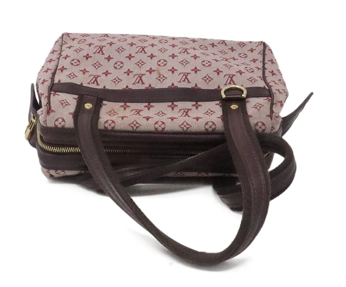 Louis Vuitton Burgundy Monogram Satchel