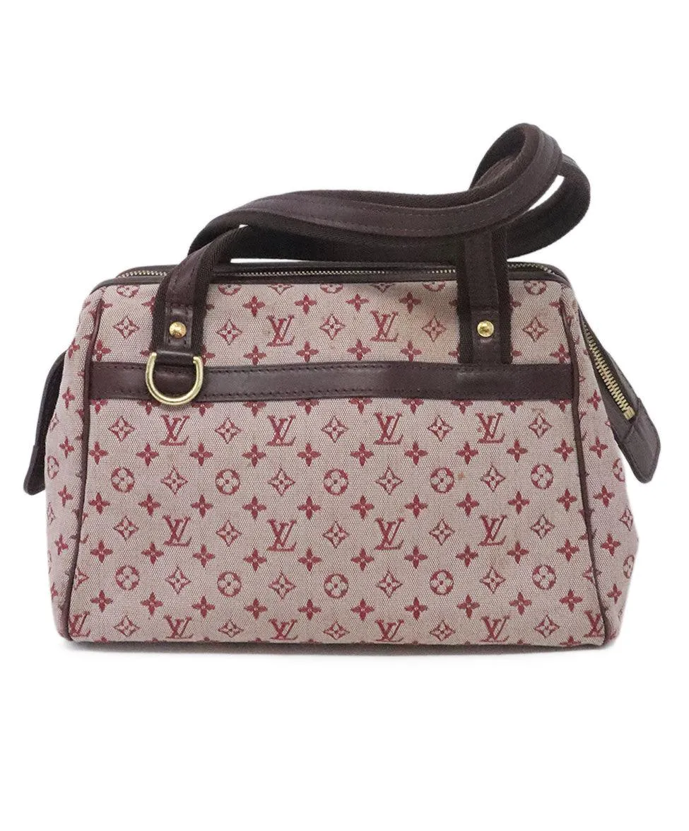 Louis Vuitton Burgundy Monogram Satchel