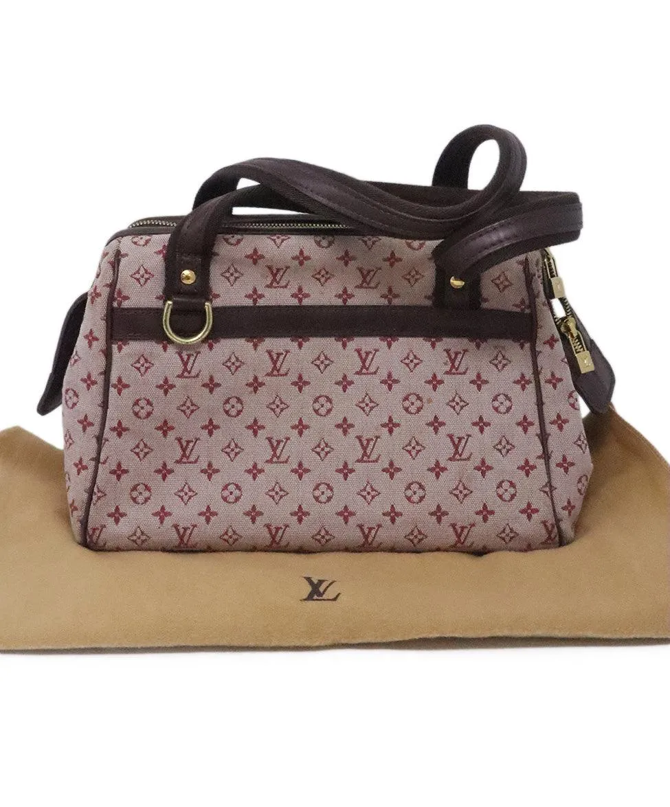 Louis Vuitton Burgundy Monogram Satchel