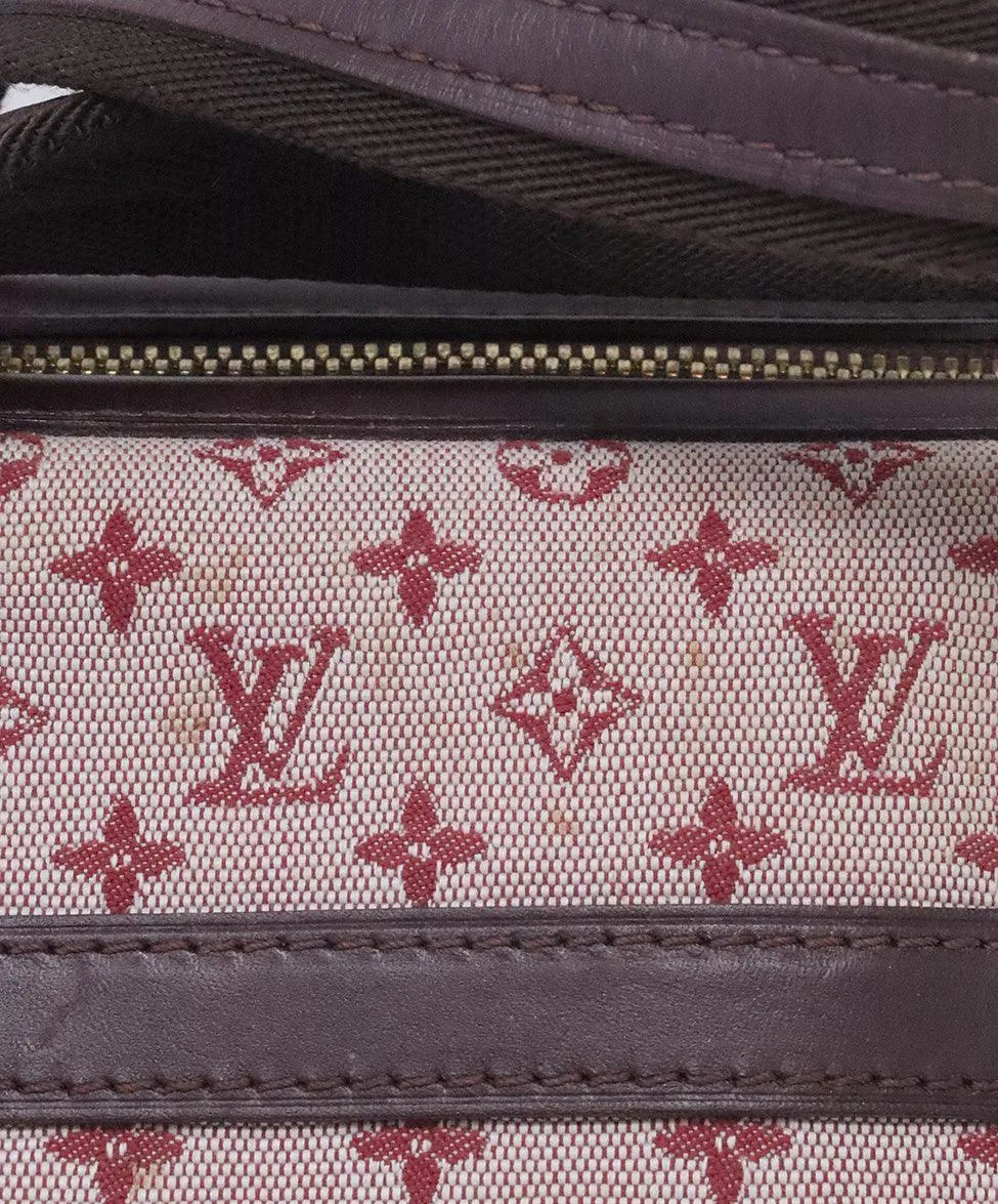 Louis Vuitton Burgundy Monogram Satchel