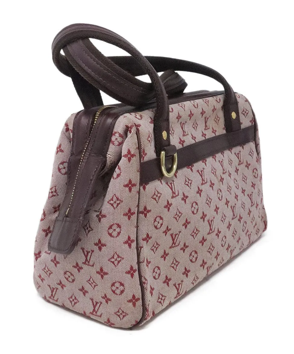 Louis Vuitton Burgundy Monogram Satchel