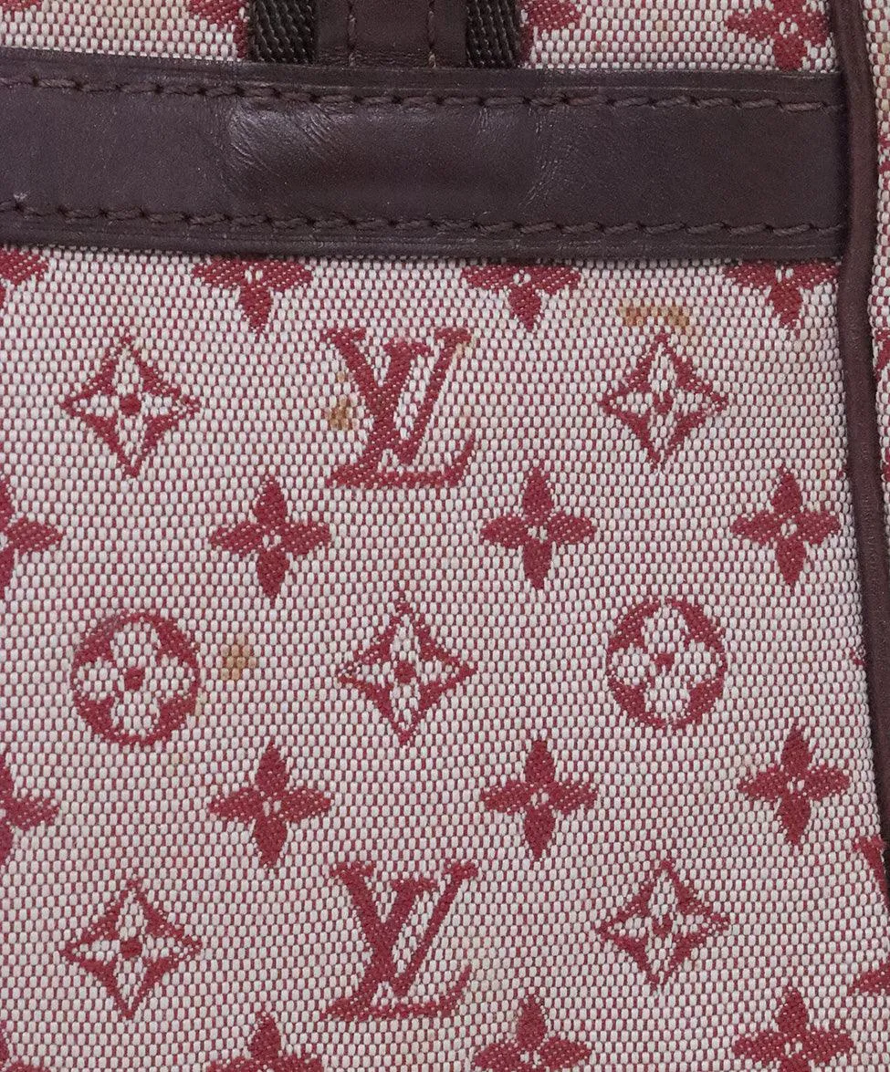 Louis Vuitton Burgundy Monogram Satchel