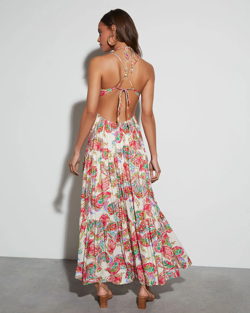 Luciana Paisley Maxi Dress