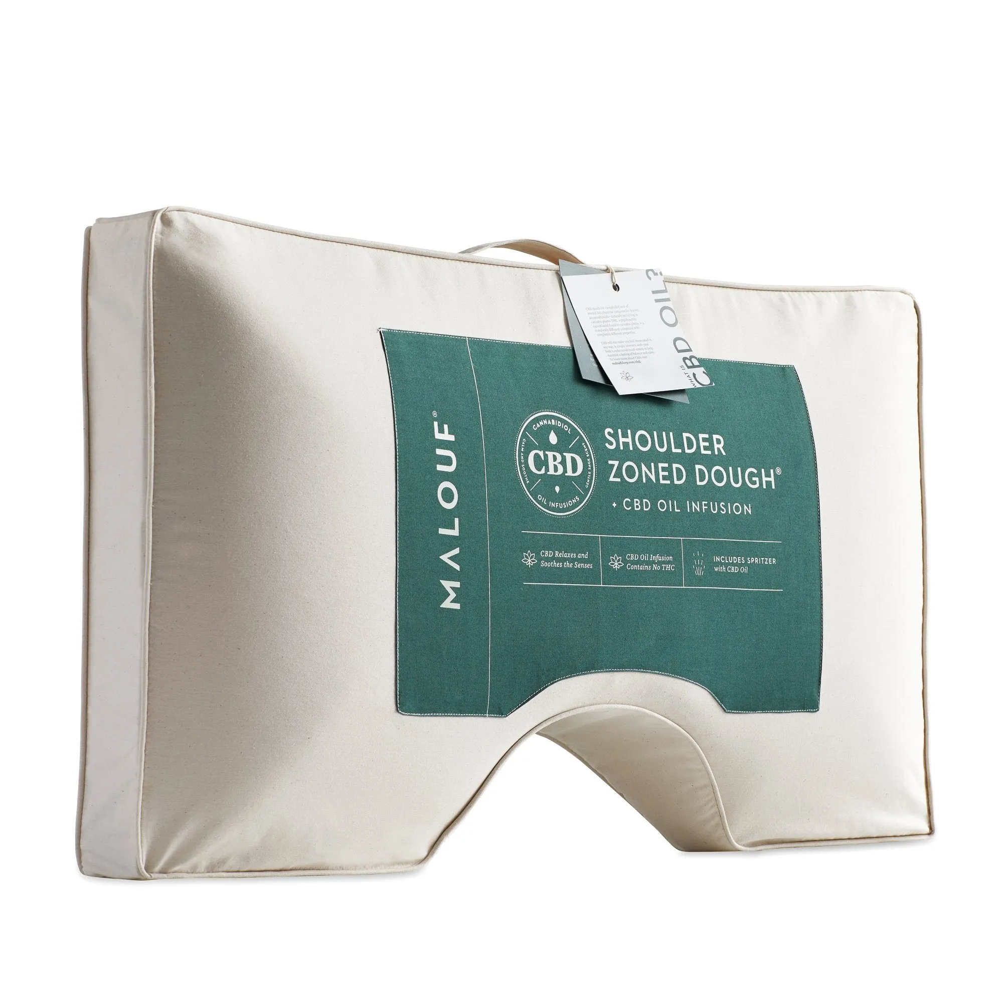 Malouf Zoned Dough™ Pillow   CBD Oil