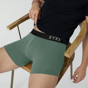 Pace Cotton Rib Trunks Olive Green