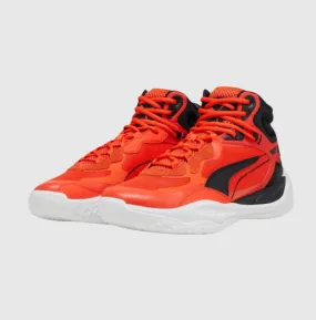 Playmaker Pro Mid Prism Red Youth Basketball Shoes