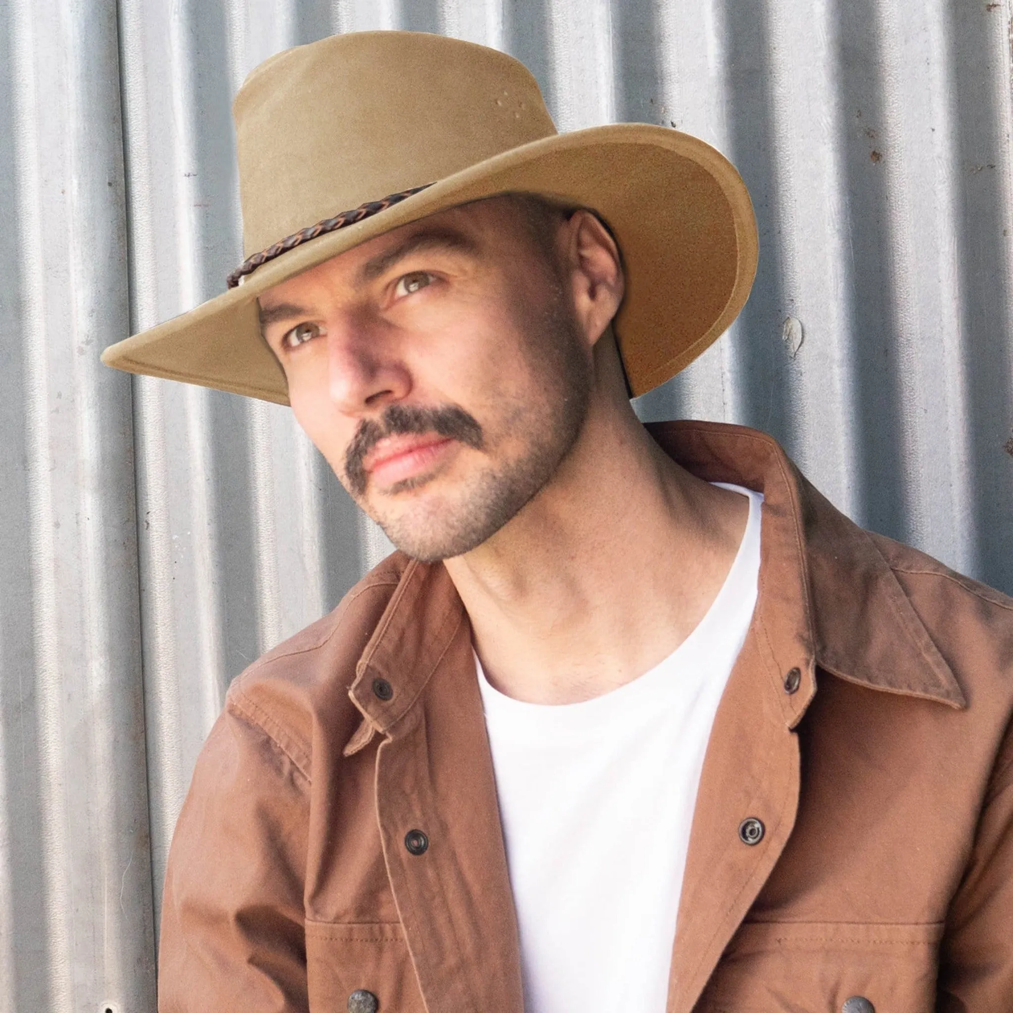 Queenslander Hat in Tan