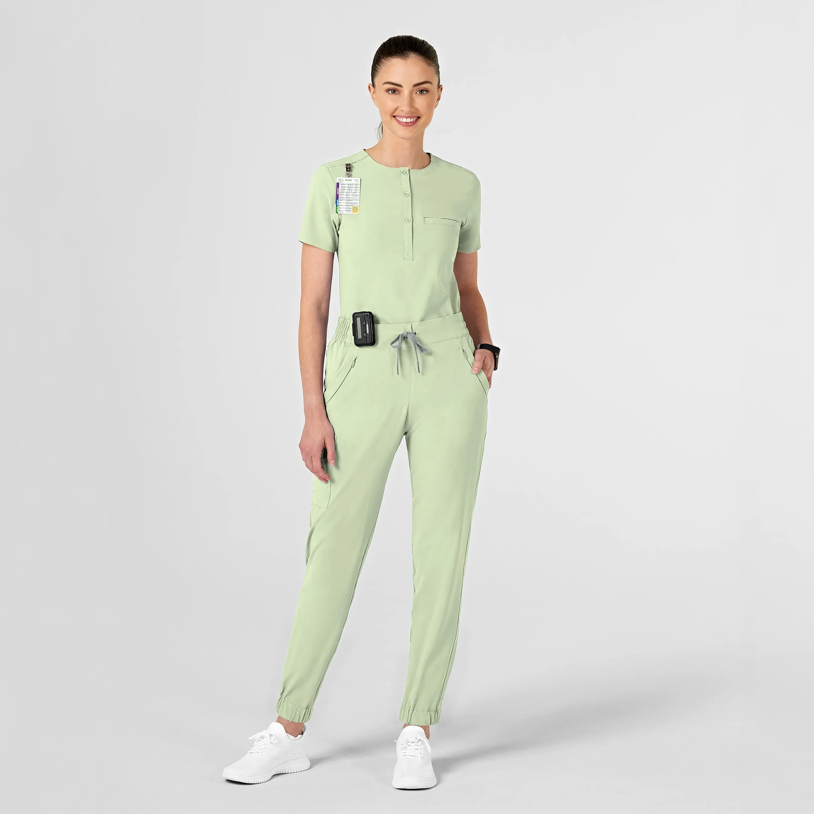 RENEW Women's Jogger Scrub Pant - Fresh Mint