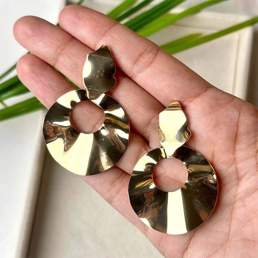 Retro Circle Earrings