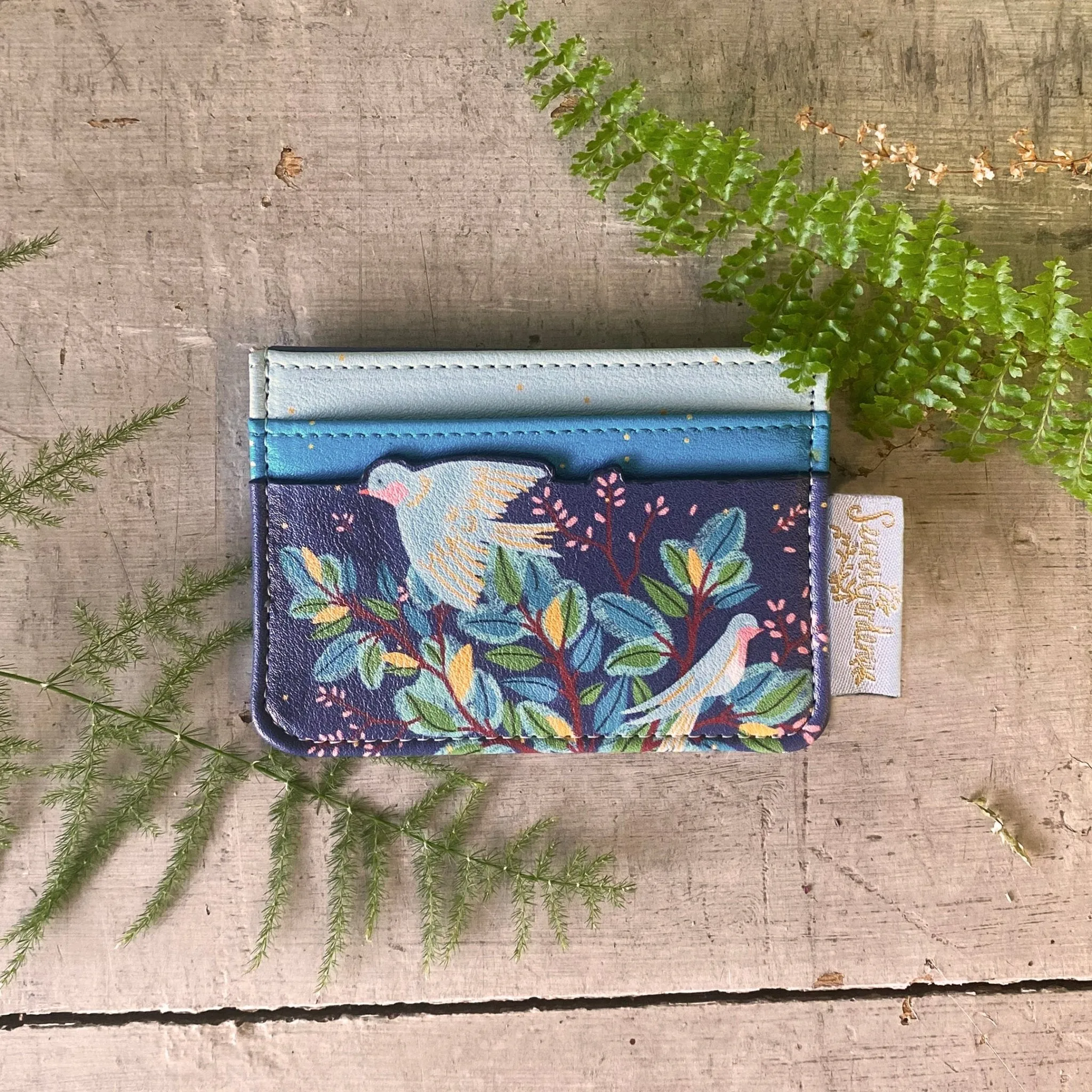 Secret Garden Bird Card Holder