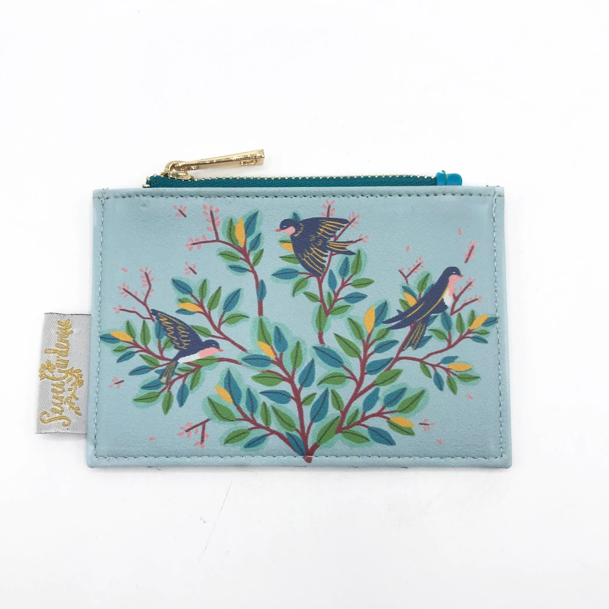 Secret Garden Bird Zip Purse