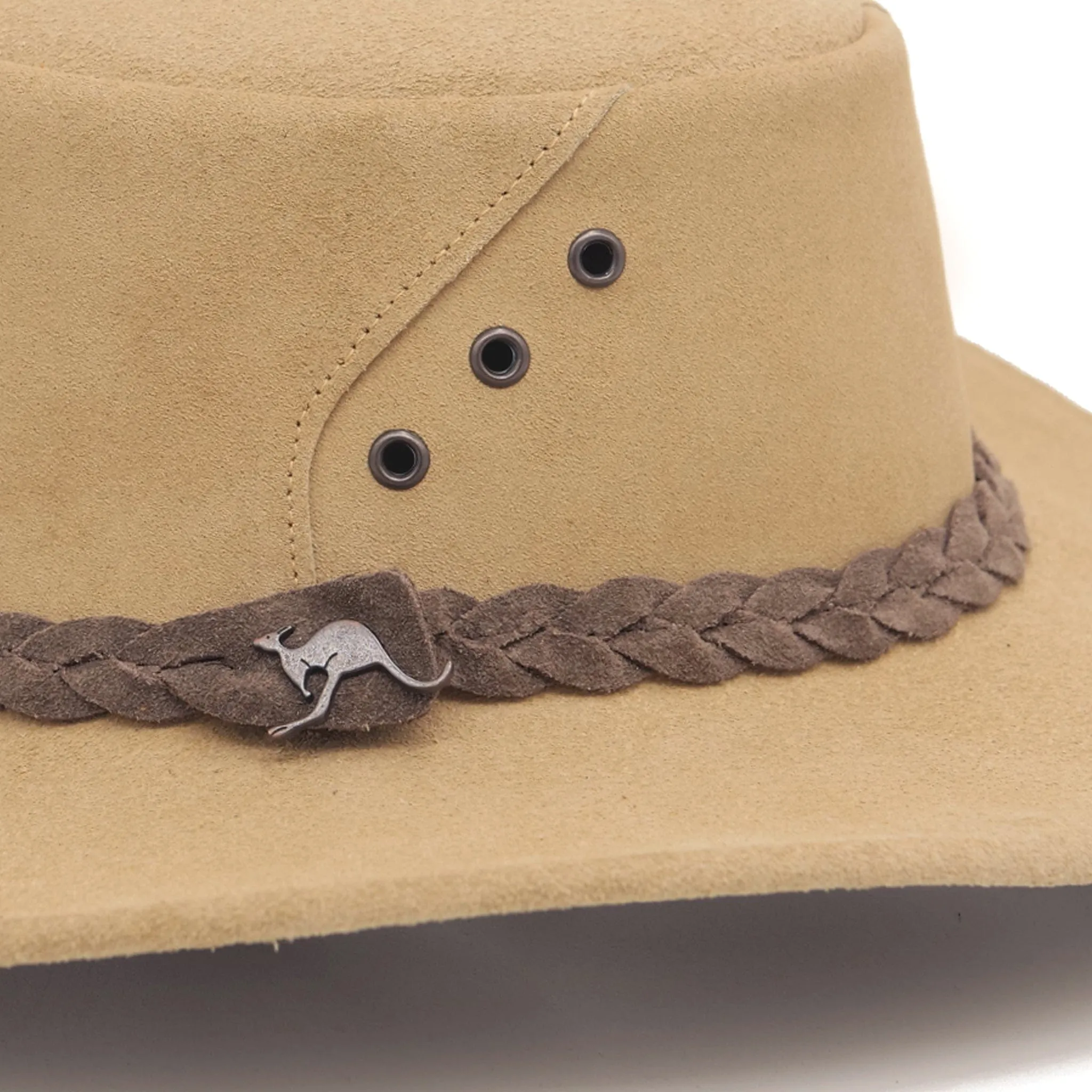 The Alice Hat in Tan Leather