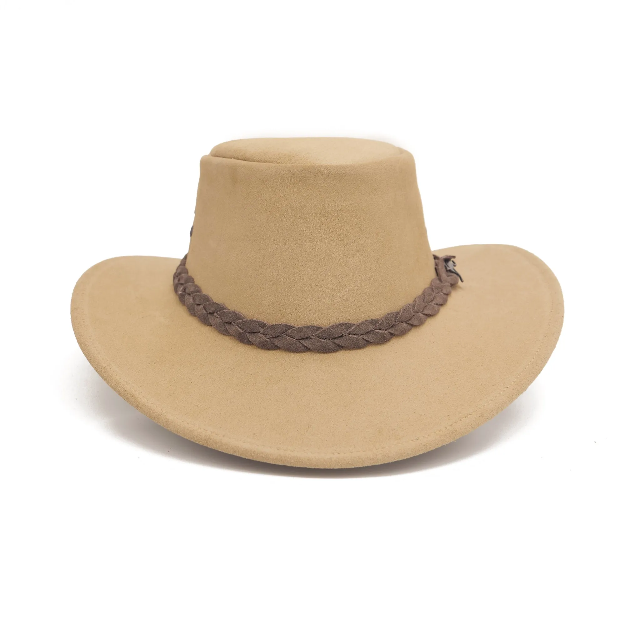 The Alice Hat in Tan Leather