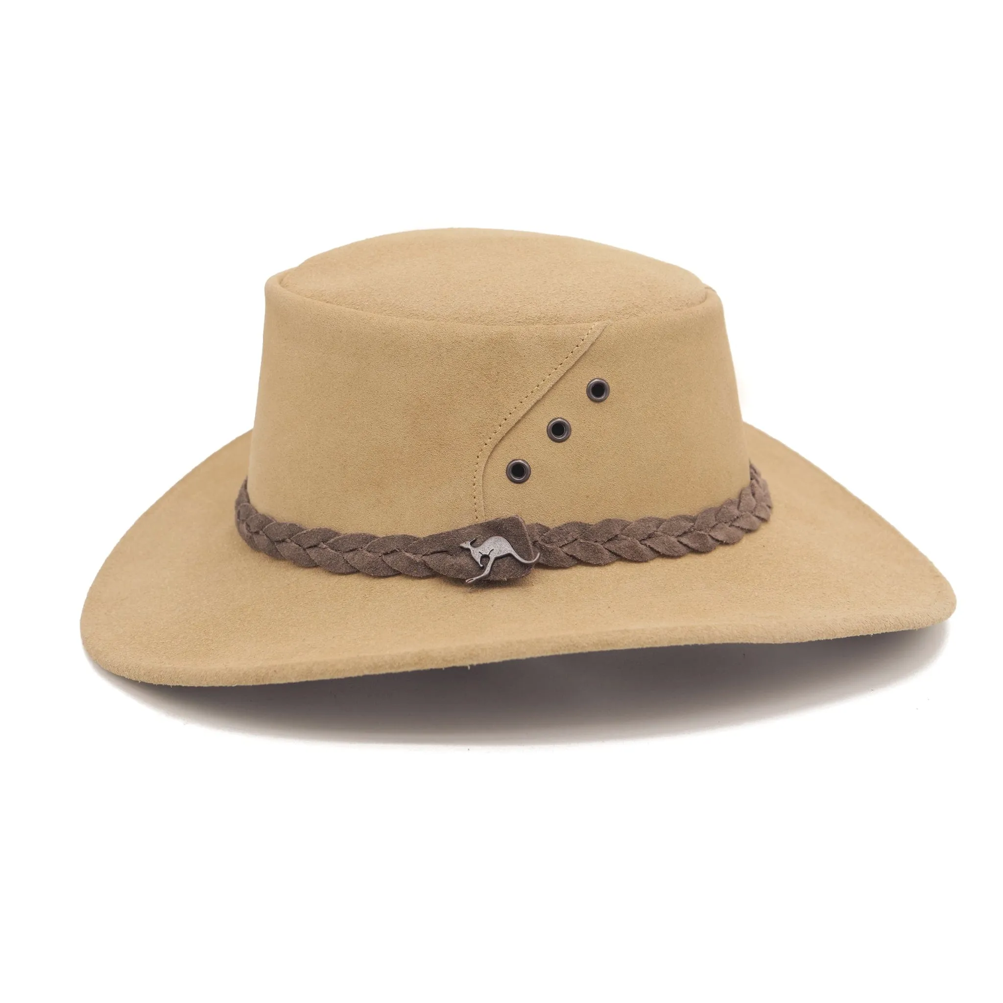 The Alice Hat in Tan Leather