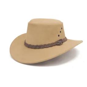 The Alice Hat in Tan Leather