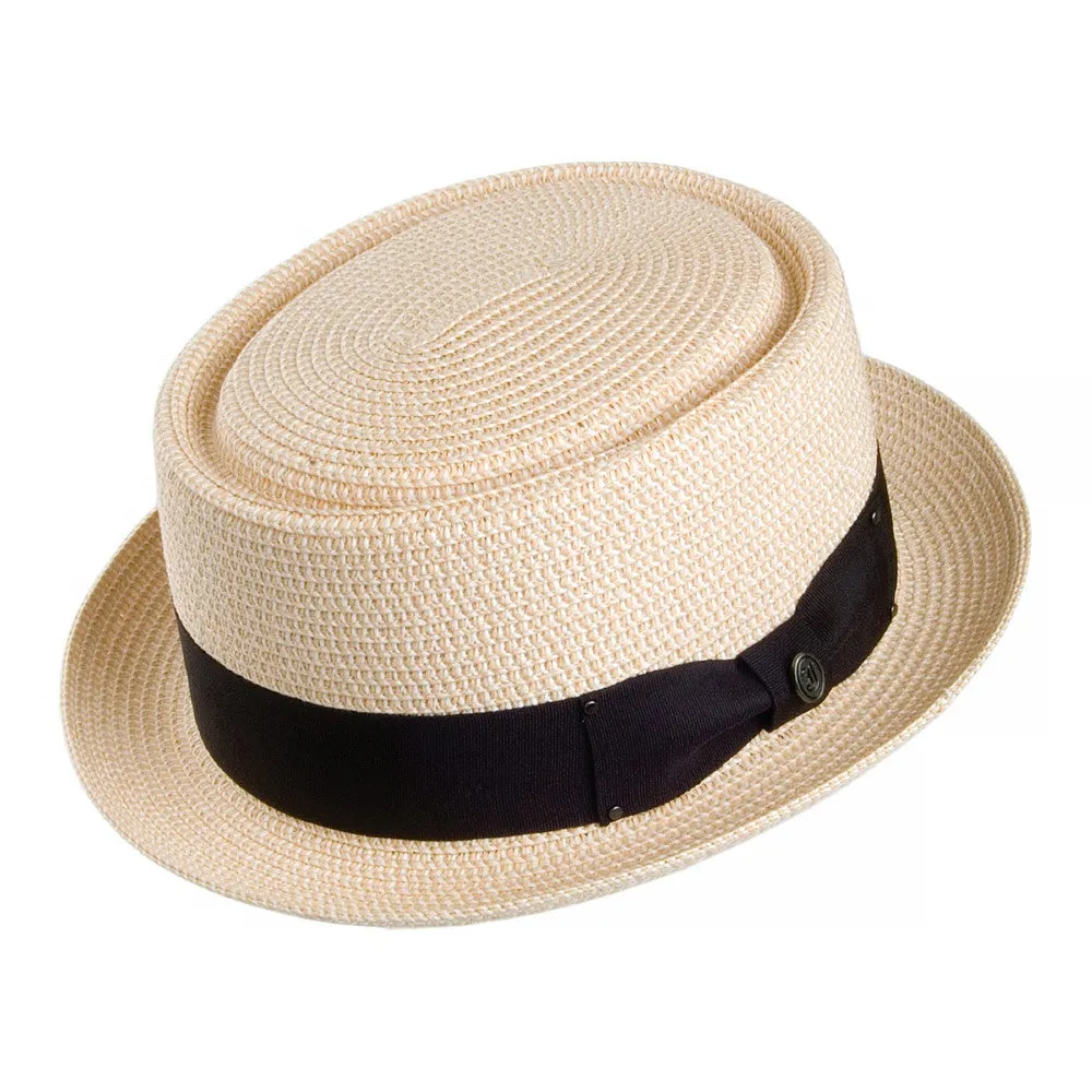 Toyo Braided Pork Pie Hat Natural Wholesale Pack