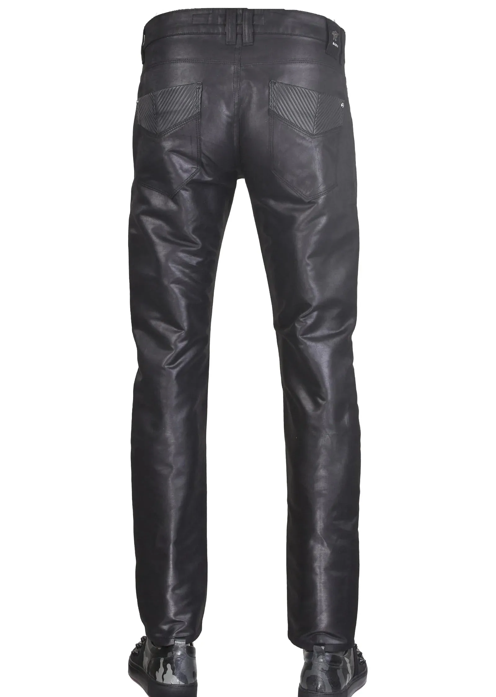 Waxed Cotton Detailed Mondo Pants