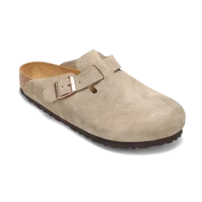 Women's Boston Soft Footbed Taupe Suede